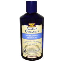 Avalon Organics, Biotin B-Complex Therapy, Укрепляющий шампунь, 14 жидких унций (414 мл)