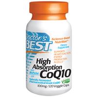 Doctor's Best, CoQ10, with BioPerine, 100 mg, 120 Veggie Caps