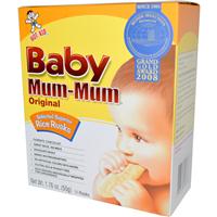 Hot Kid, Baby Mum-Mum овощные рисовые сухари, 24 сухаря, 50 г 